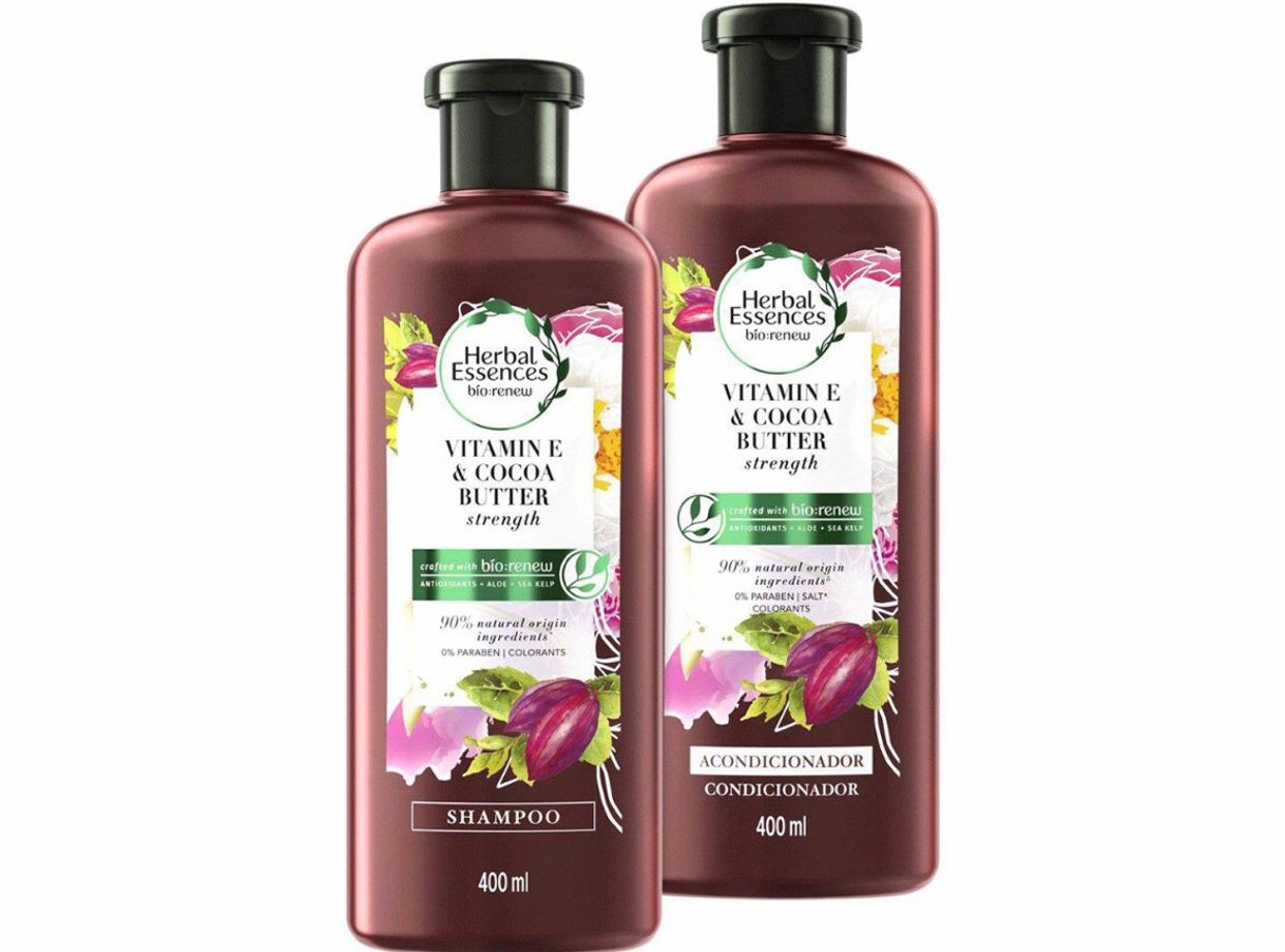 Producto Shampoo Herbal essence Vitamina E & manteiga de Cacau