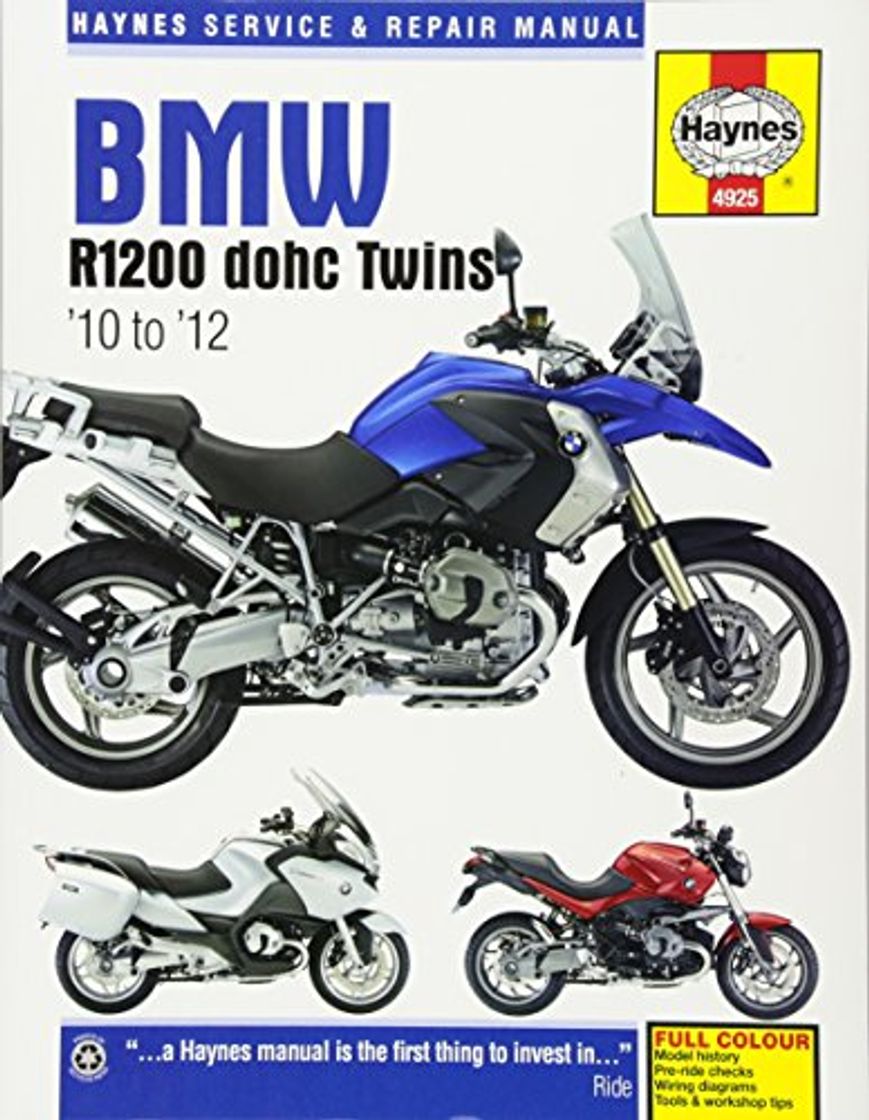 Products BMW R1200 Dohc Motorcycle Repair Manual: '10 to '12