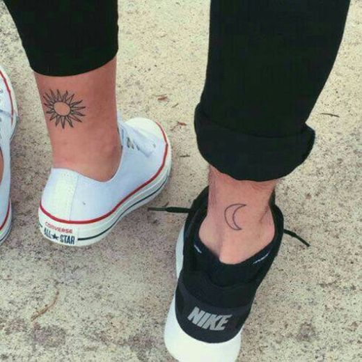 Tatuagem de casal♡♡