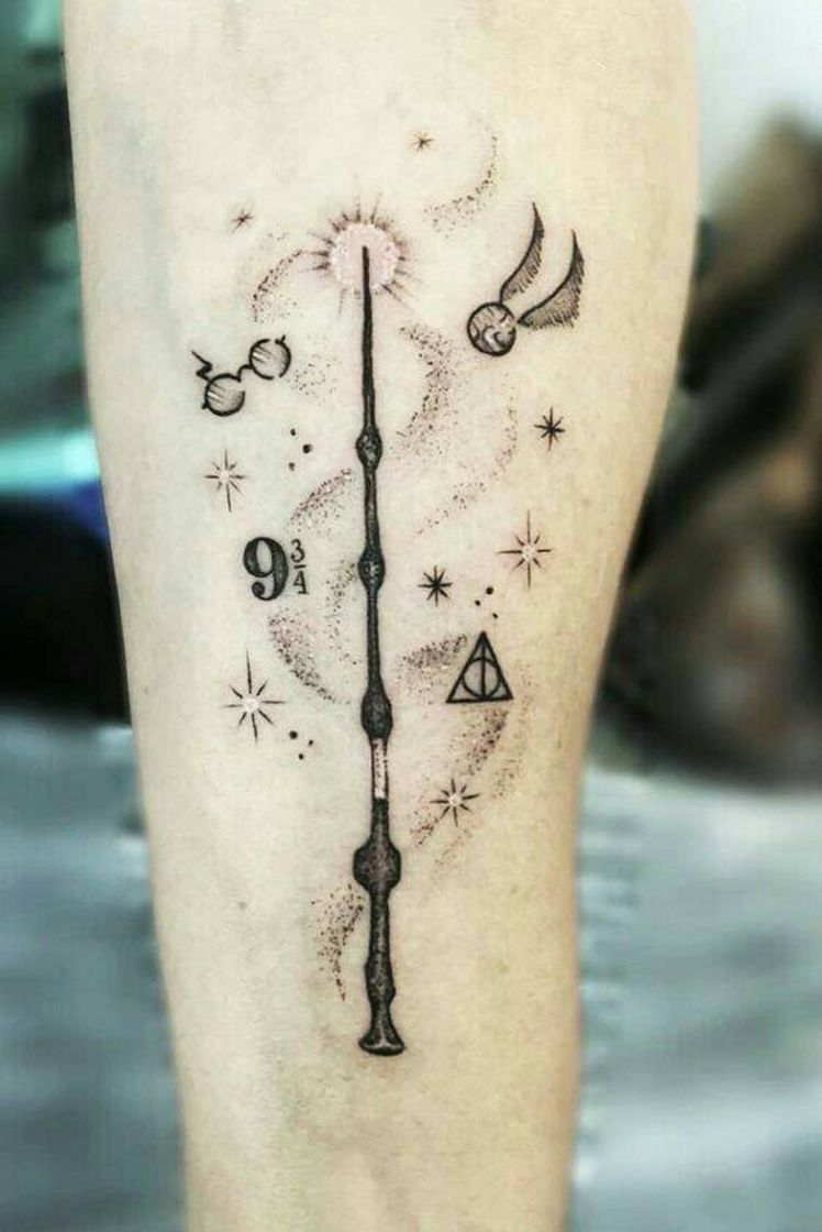 Moda Tatuagem de Harry Potter 