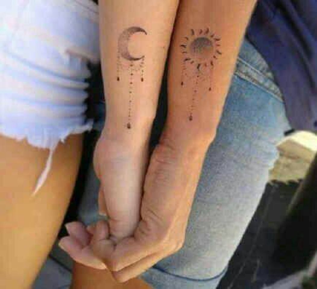 Moda TATTOO °•Moon•° And °•Sun•°