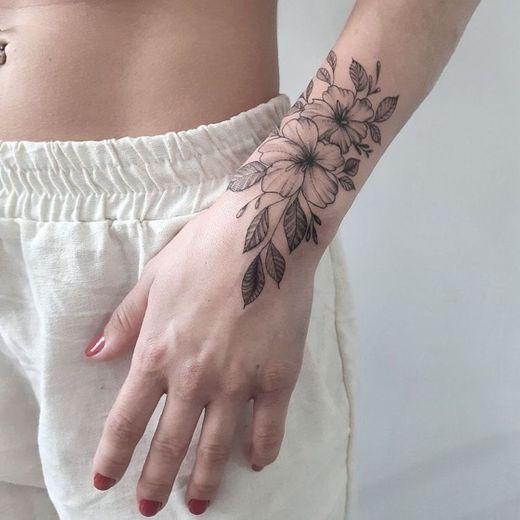 tatuagem de flores 