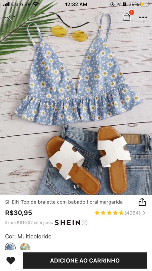 Fashion Top Shein super fofo🦋