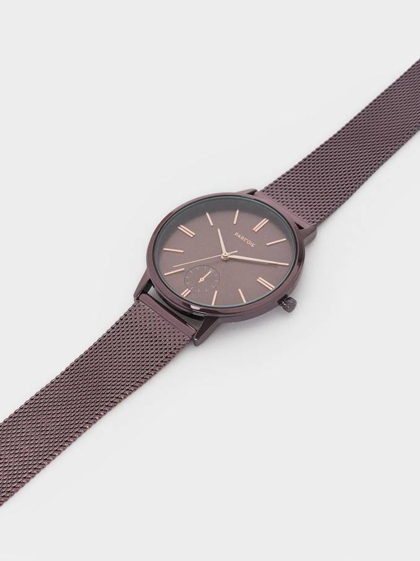 Product Watch With Metallic Mesh Strap