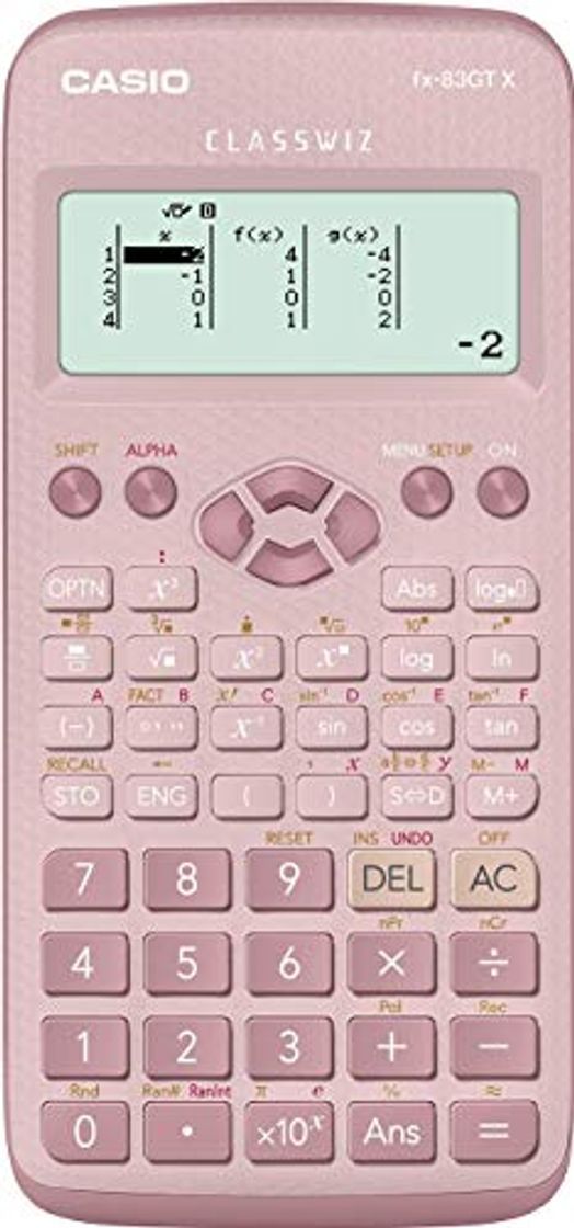 Product Casio fx-83GTX Calculadora científica Rosa