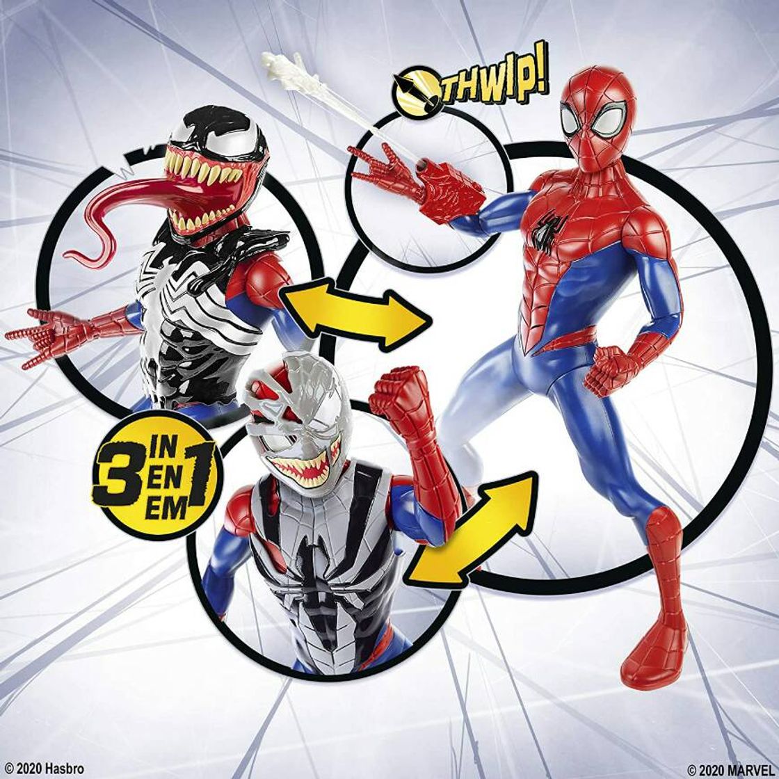 Moda Boneco Homem aranha 3 em 1 