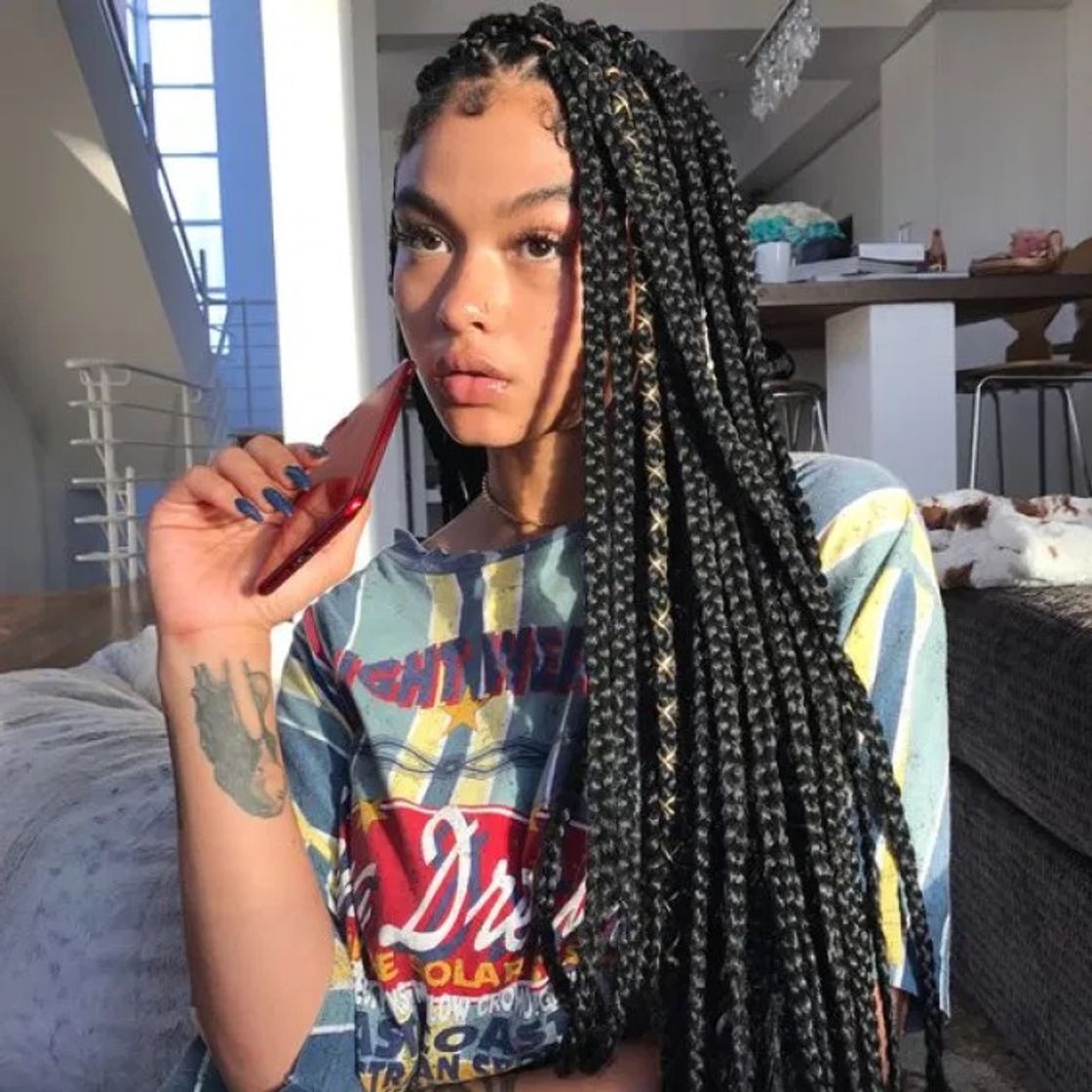 Moda  Tranças box braids