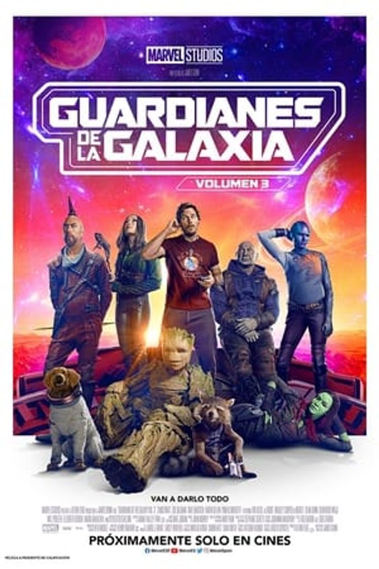 Película Guardianes de la Galaxia: Volumen 3