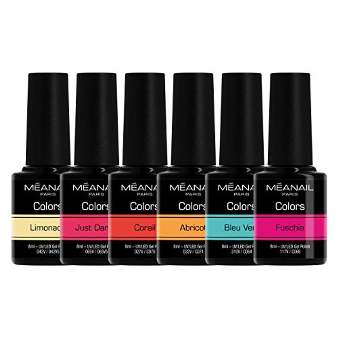 Producto Set de Esmaltes de Uñas Gel UV LED 6 Colores Esmaltes Semipermanente Laca Soak Off Gel Nail Polish Collection Summer Vibes Ideal Manicura y Pedicura