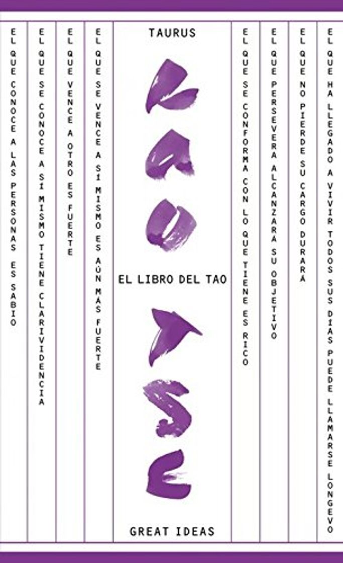 Books El libro del Tao