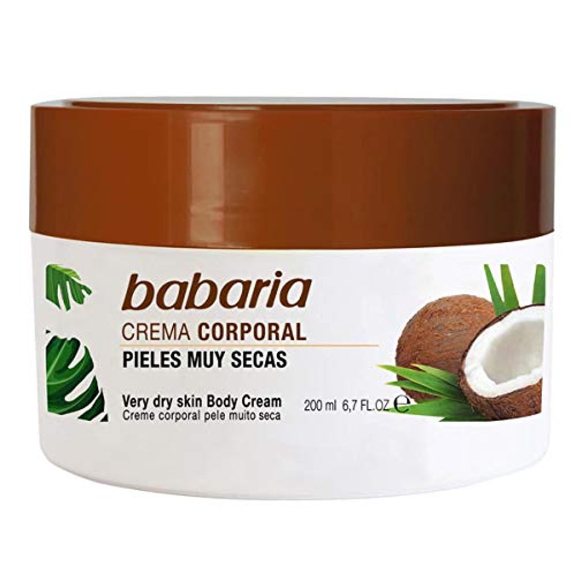 Social BABARIA CREMA CORPORAL ACEITE DE COCO PIELES MUY SECAS 200ML