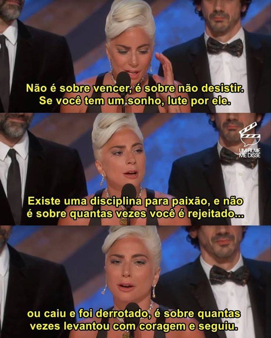 Moda Trecho, Discurso do Oscar 