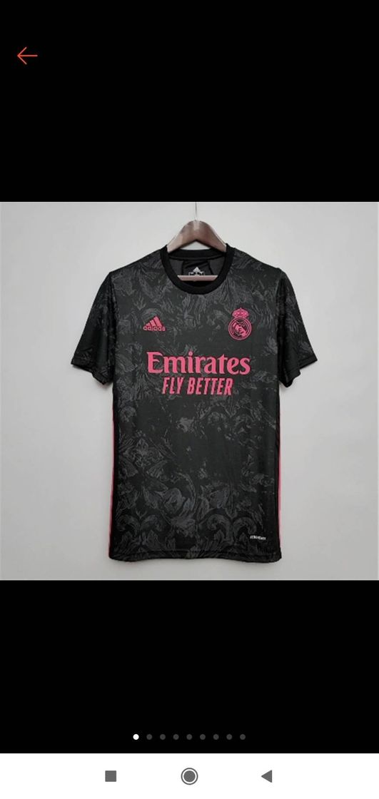 Fashion Blusa do real Madrid Preta