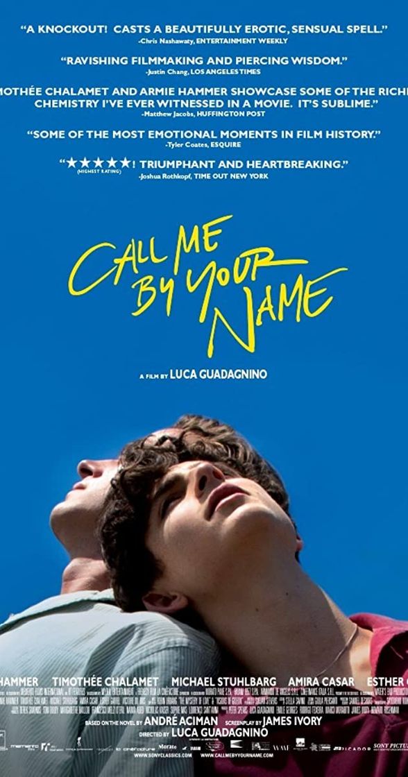 Movie Call Me by Your Name