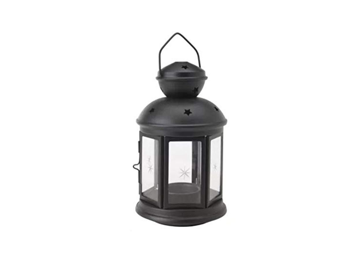 Producto Farol para velas de color negro