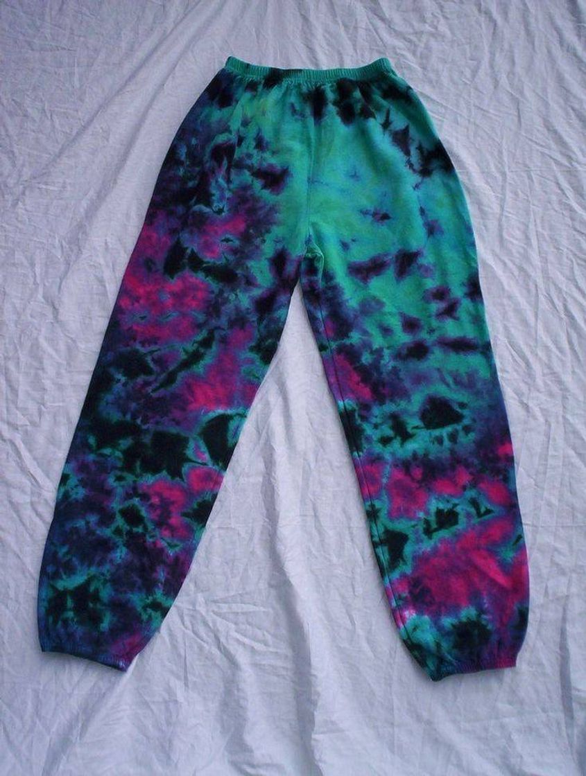 Moda Calça moletom tie dye💜💚💗🖤