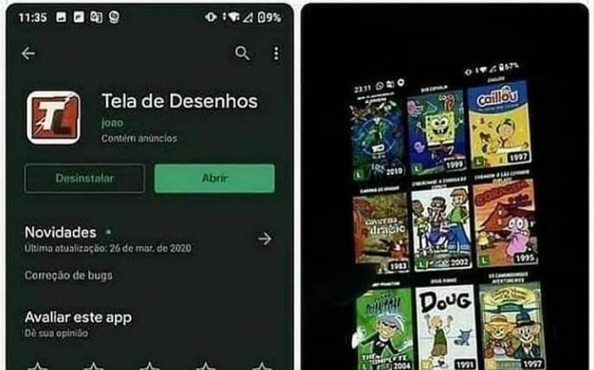 App Tela de desenho