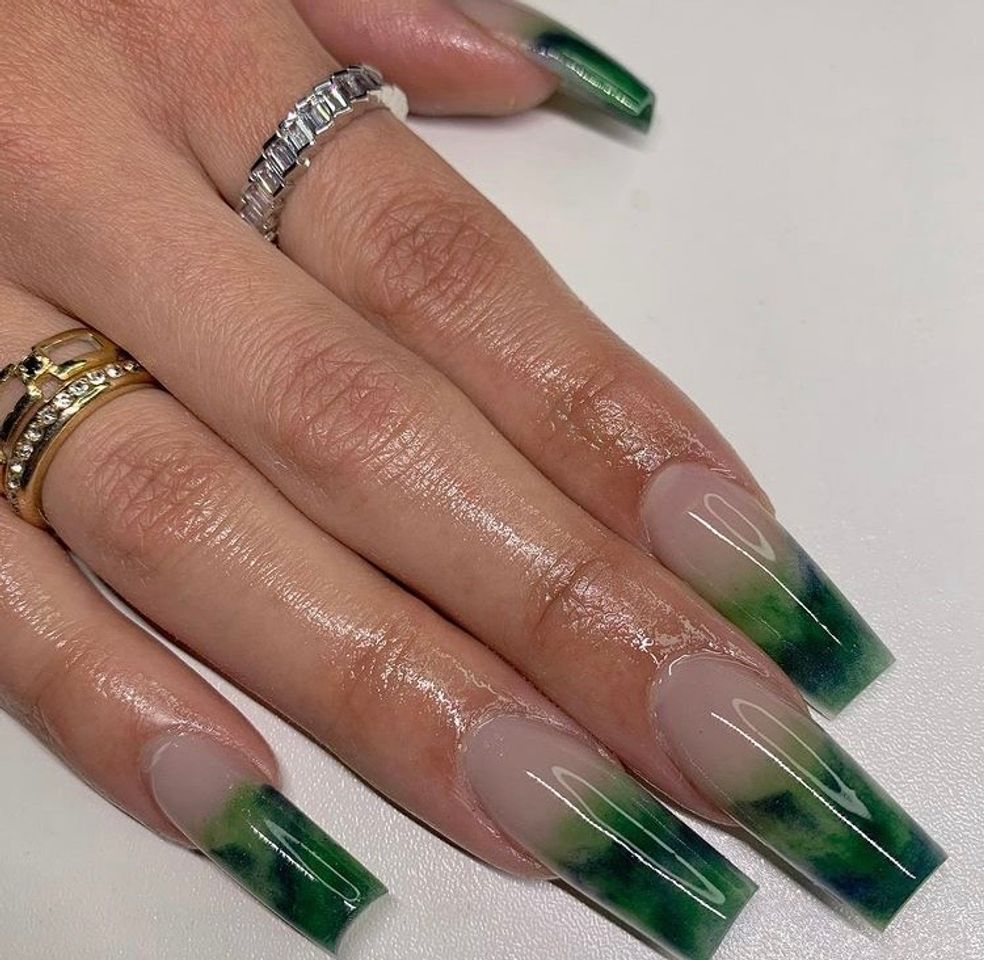 Fashion Green nails💅