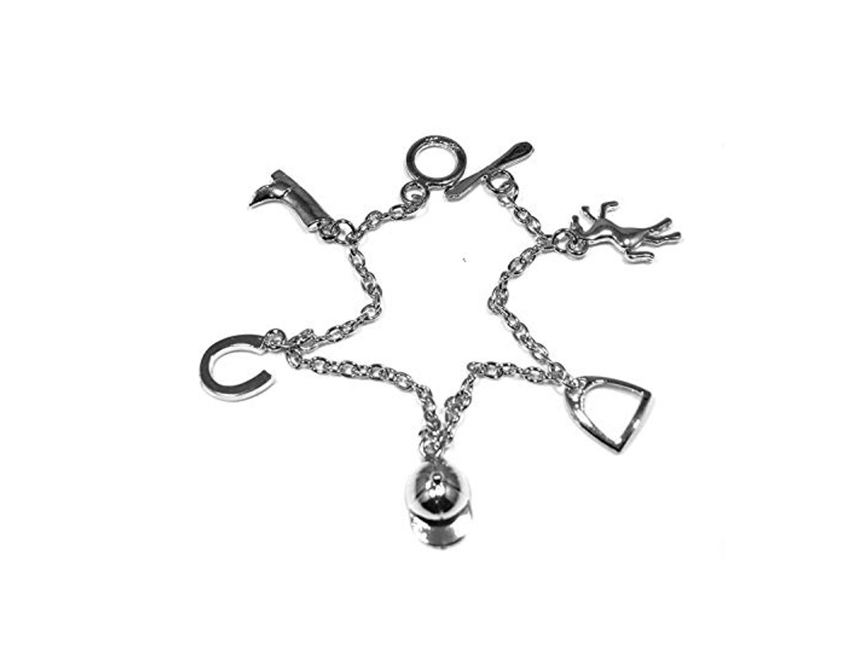 Moda Horse riding theme charm bracelet