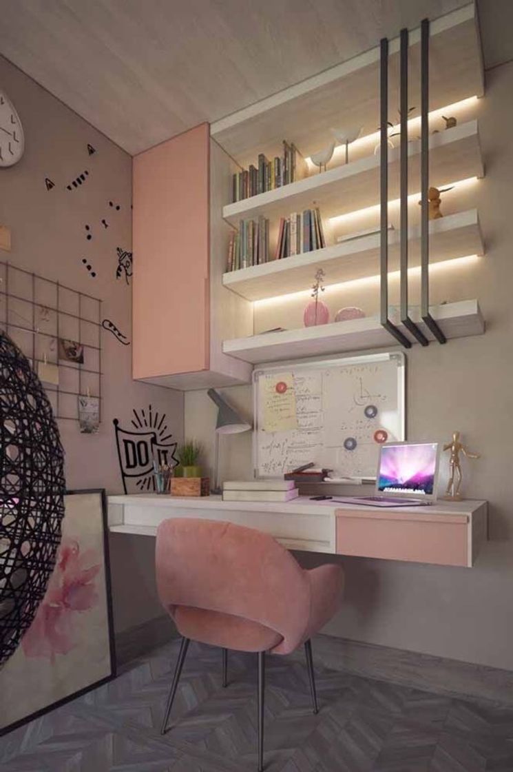 Moda Decoração de quarto rosa 💕