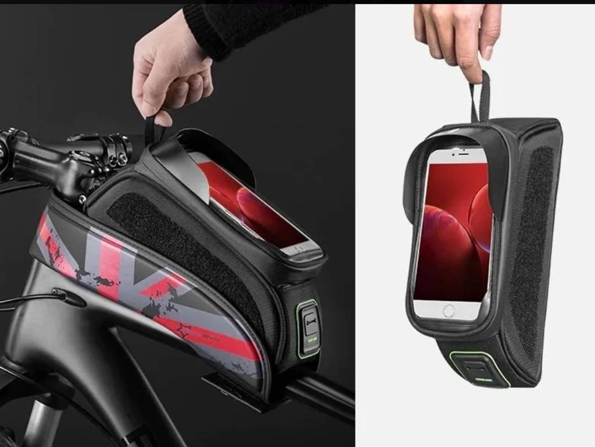 Producto TEUEN Bolsa Bicicleta Impermeable Bolsa Movil Bici con Ventana para Pantalla Táctil,