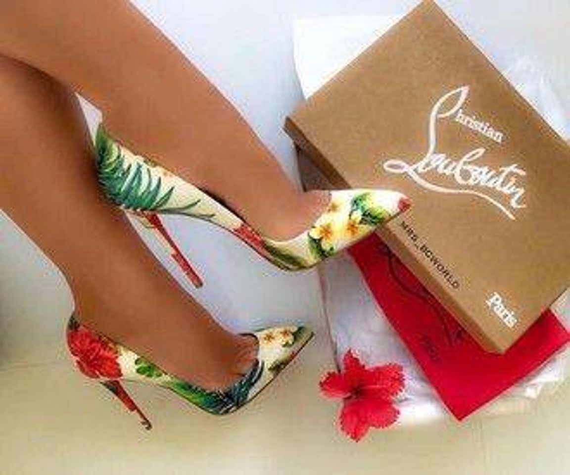 Fashion Christian Louboutin florido