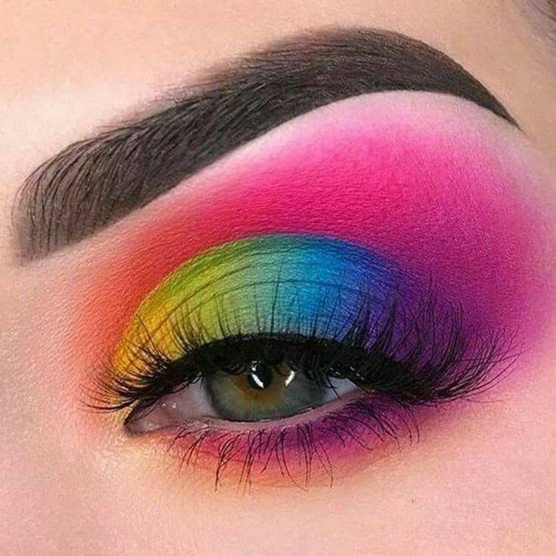 Moda Maquiagem colorida🦋🌈