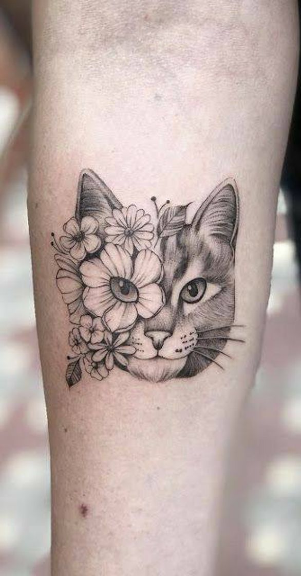 Moda Tatuagem de gatinho🐱