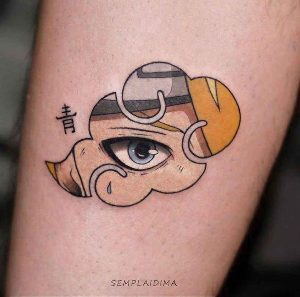 Fashion Tatto Akatsuki Deidara