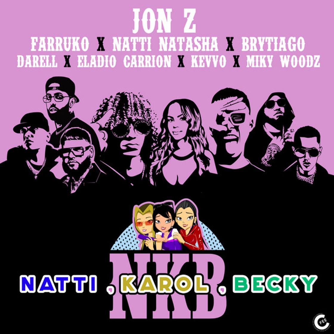 Music Natti, Karol, Becky (feat. KEVVO, Brytiago, Darell, Eladio Carrión & Miky Woodz) - Remix