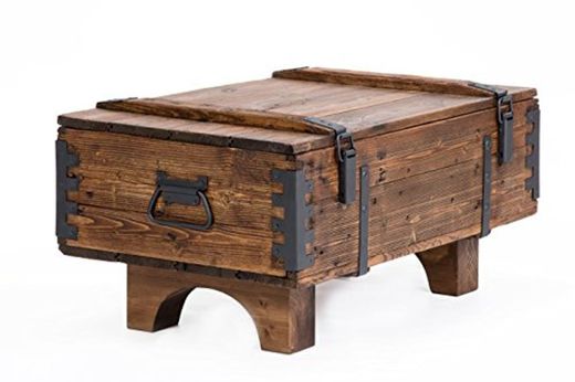 Own Design - Baúl de viaje antiguo como mesa auxiliar de diseño
