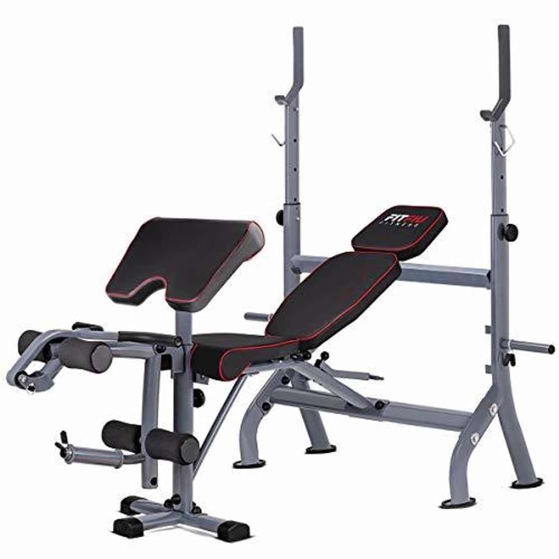 Social FITFIU Fitness BP-20 -Banco de Musculacion Press de Banca Multifunción entrenamiento pesas