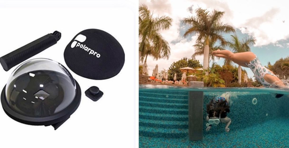 Electronic Polarpro fiftyfifty Domo para cámara GoPro Hero5 Negro