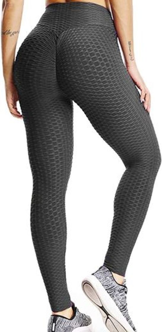 Social Pantalones Deportivos Alta Cintura Elásticos Yoga Fitness

