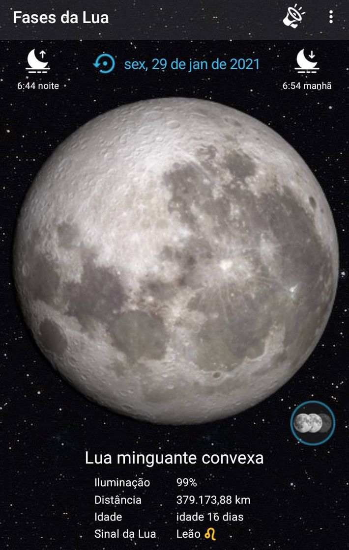 App Fases da lua