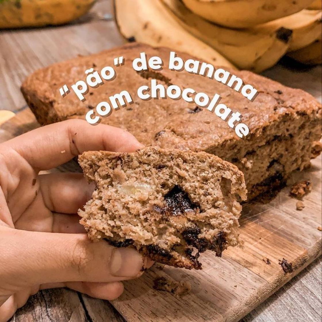 Moda Pão de banana com chocolate