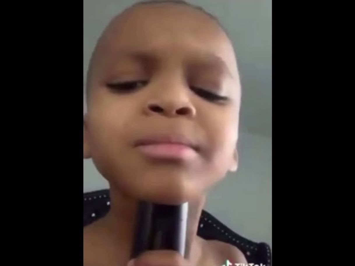 Fashion Kid uses grandmas voice box for auto tune (WOW)