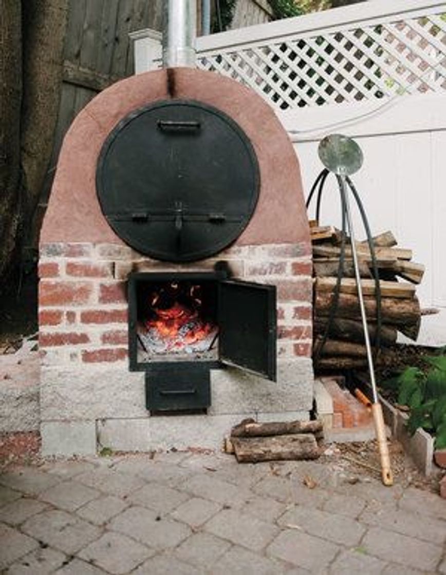 Moda Forno a lenha feito com tambor