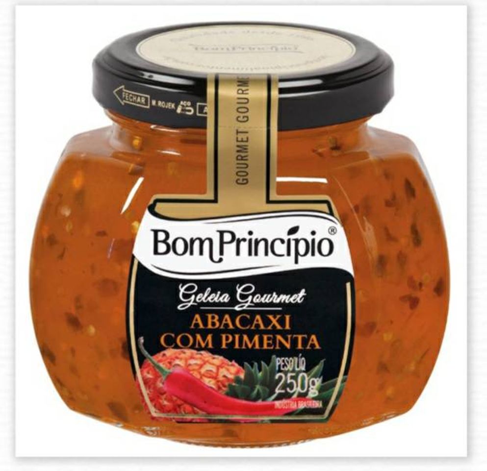 Fashion Geleia Gourmet Bom Princípio. Abacaxi com Pimenta