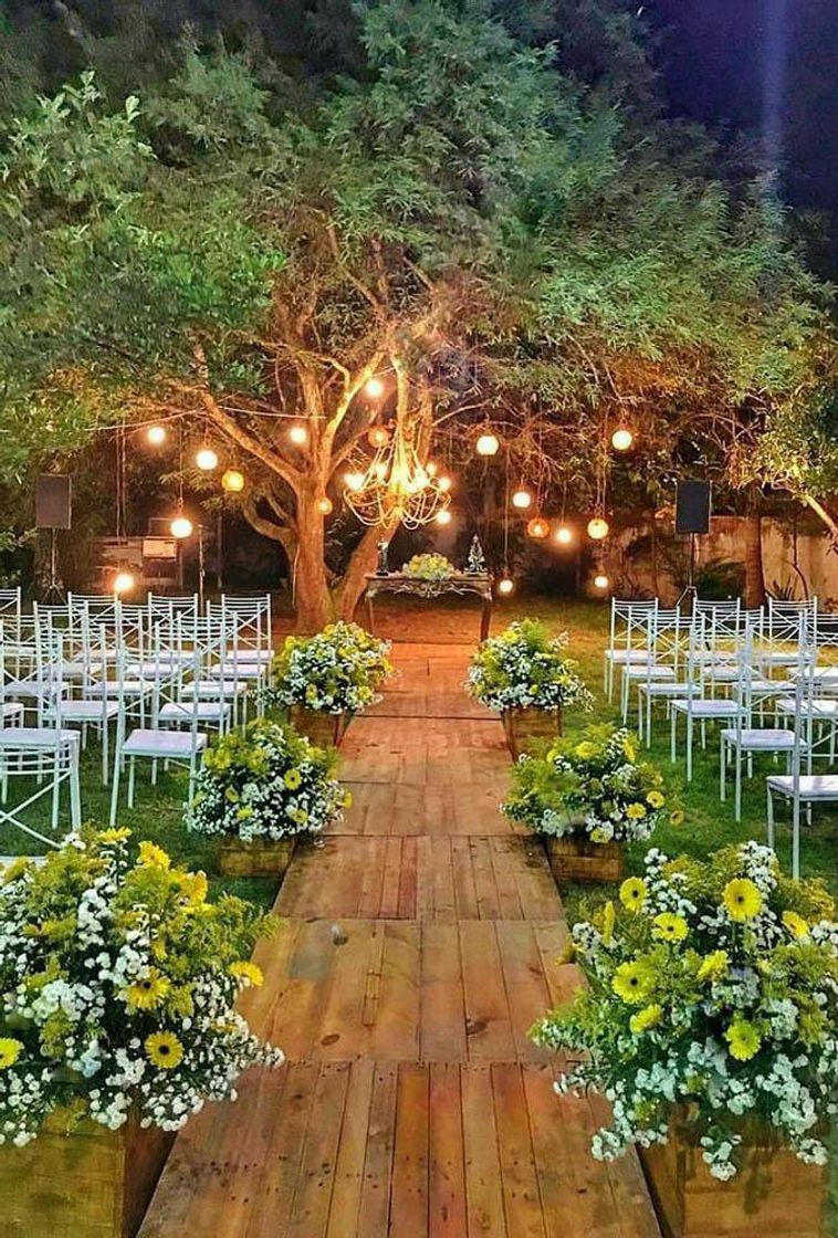 Fashion Decoração para casamento a noite