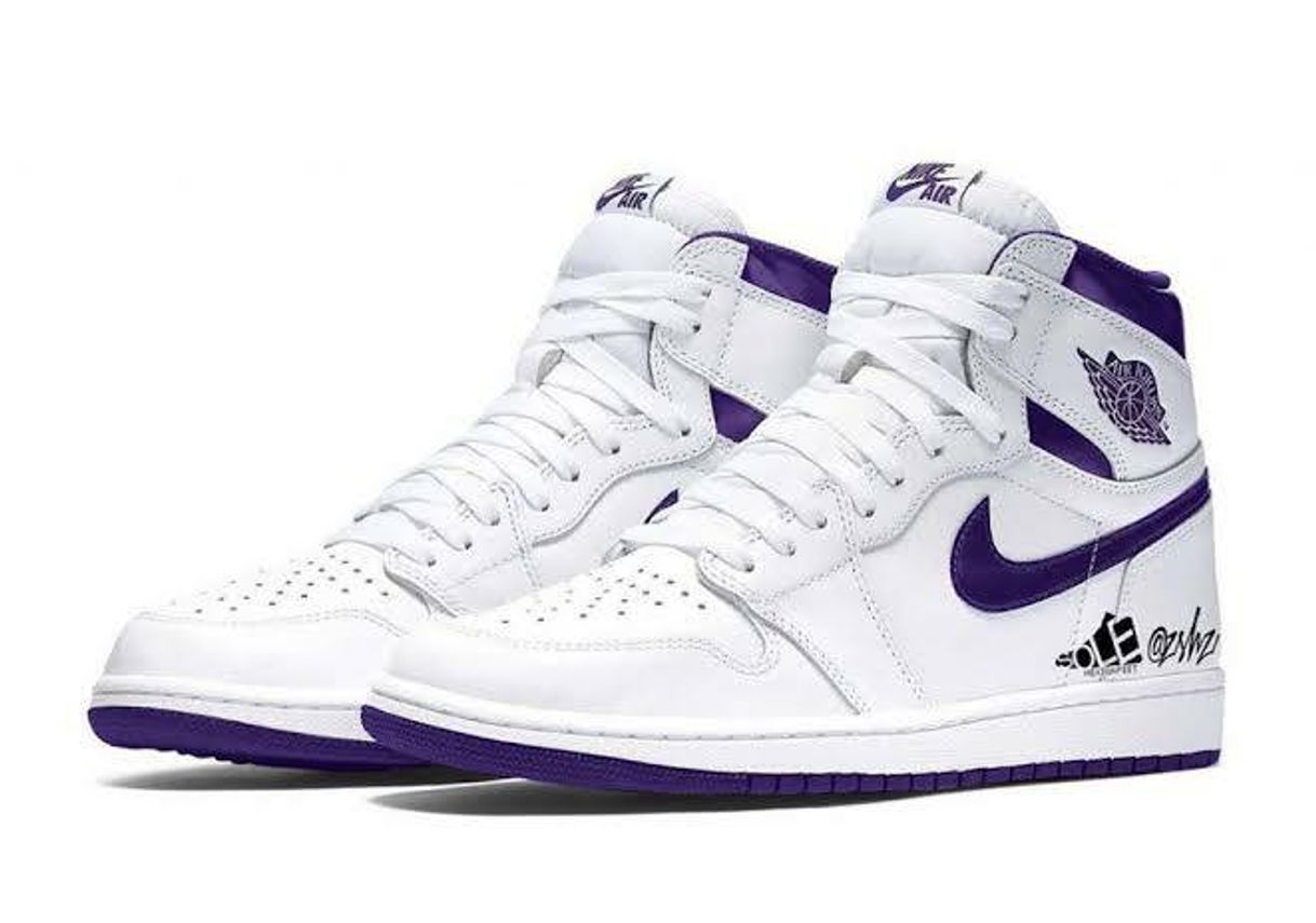 Moda Air Jordan 1 Court Purple