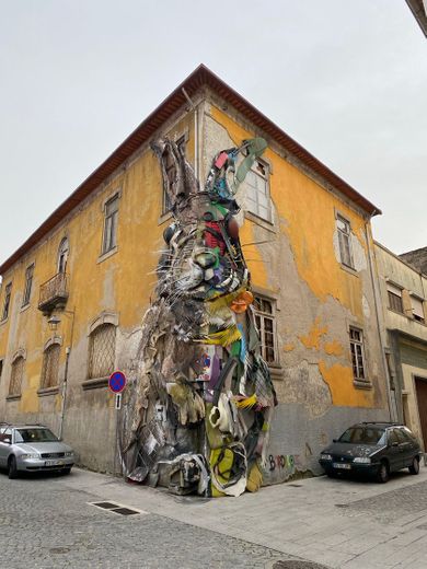 Half Rabbit, urban art from Bordallo II