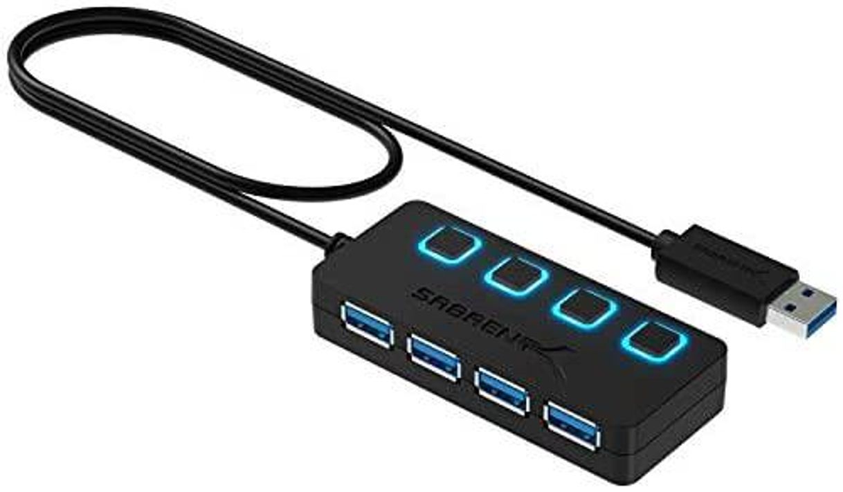 Fashion Sabrent 4 portas USB 3.0 Hub

