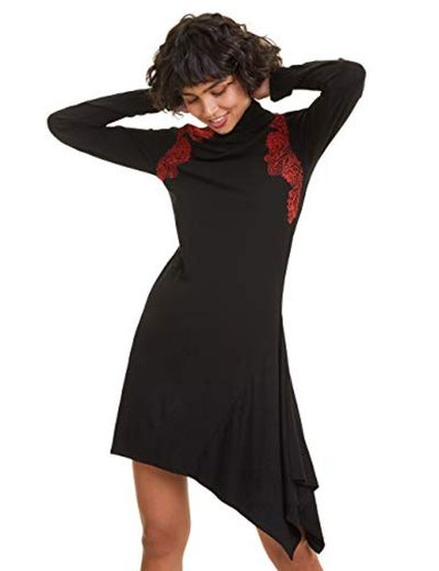 Desigual Dress Melissa Vestido, Negro