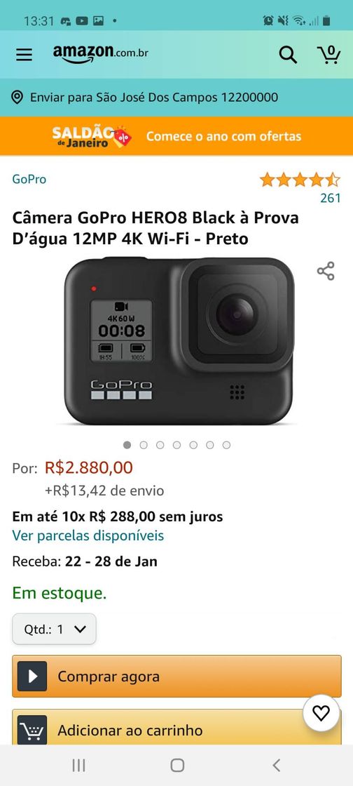 Moda Go pro 