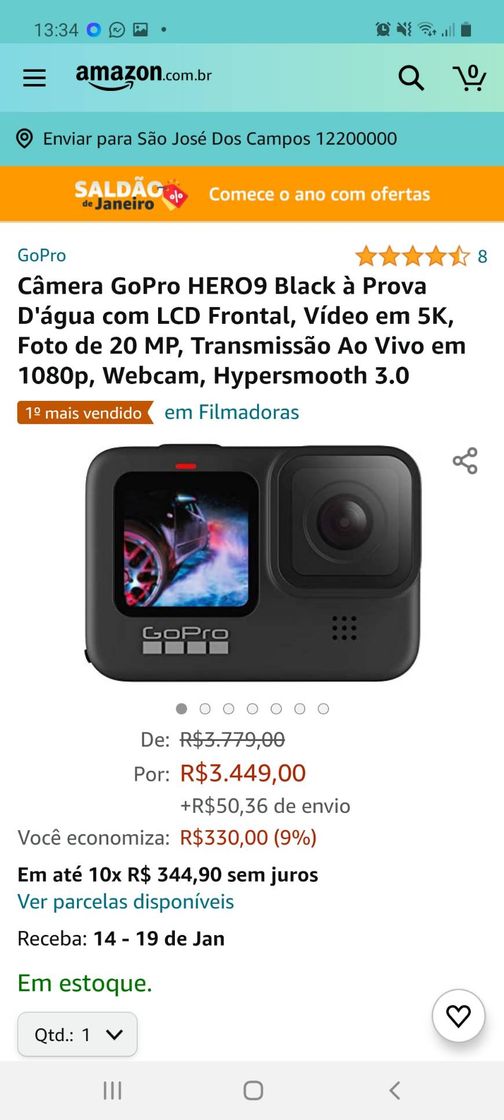 Moda Go pro 9