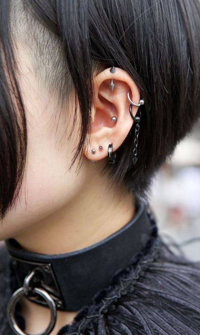 Moda Piercings feminino