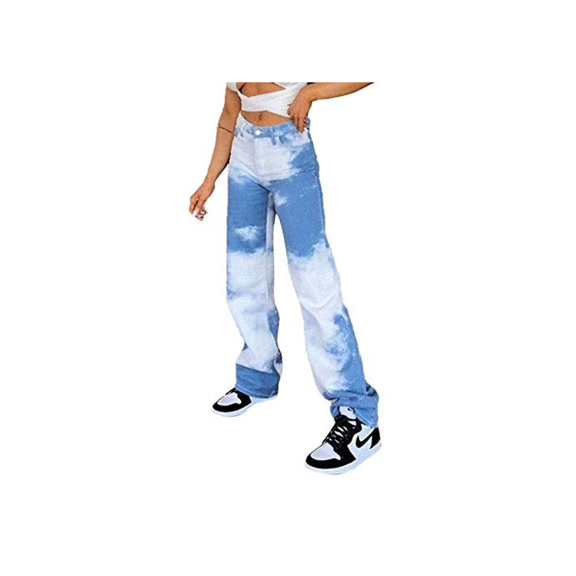 Social GuliriFe Streetwear Y2k Bodycon - Pantalones vaqueros para mujer