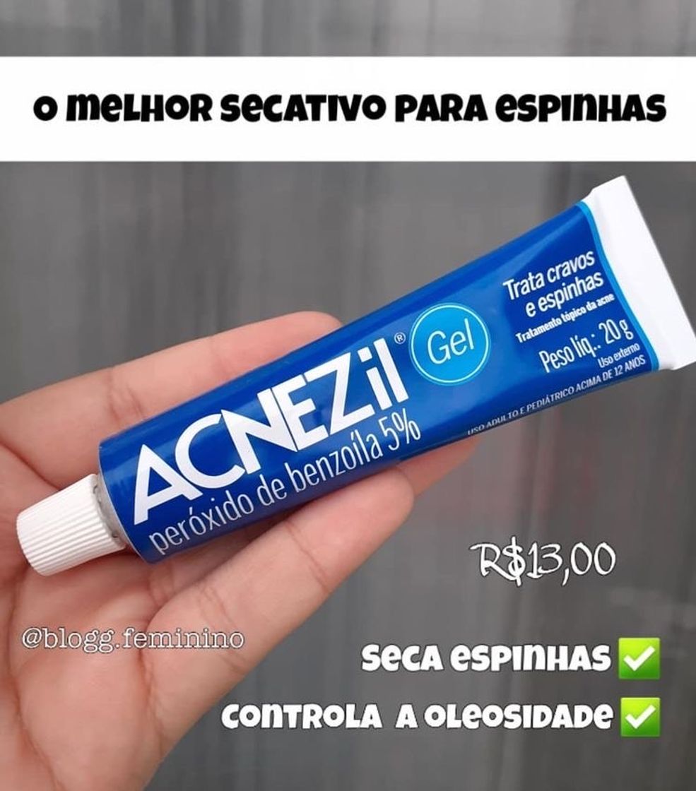 Moda Pomada ACNEZIL, secativa de espinhas