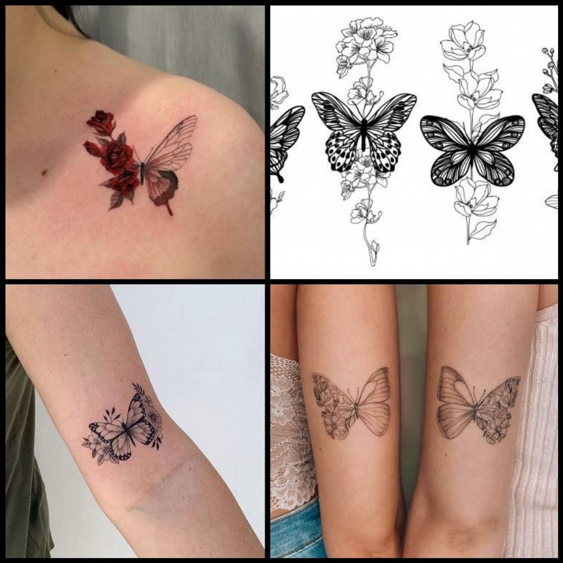 Moda Tatuagens borboleta